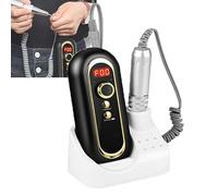 Trapano Per Unghie Ricaricabile/plug-in Da 30000 Giri/min, Mini Smerigliatrice Elettrica Portatile Per Unghie, Trapano Elettrico Per Unghie Con Spazzola Di Carbone,Black-plug-in