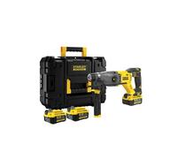 Stanley SFMCH900M22-QW Martello senza spazzole SDS-Plus V20 18 V con 2 batterie da 4 Ah/caricatore 2 A/borsa per il trasporto