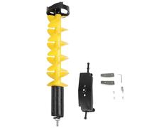 Trapano Perforatore Ghiaccio 6 Pollici 28 Pollici Bit in Carburo - Rompighiaccio Professionale con Galleggiante, Adattatore Universale, Resistenti e Leggeri per Ghiaccio Spesso