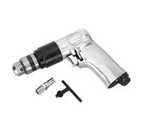 Trapano pneumatico a aria reversibile da 3/8 di pollice, trapano pneumatico con meccanismo a ingranaggi da 1800 giri/min, impugnatura con scarico silenzioso, interruttore a un dito