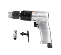 Trapano pneumatico ad alta velocità NDNC ZDHC 1800 giri/min, trapano pneumatico con rotazione reversibile da 3/8" per perforazione di fori, carico sull'asse 3/8"-24 umf