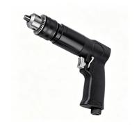 Trapano pneumatico ad aria da 10 mm, regolabile, reversibile, kit da 700 | Trapano pneumatico da 13 mm, impugnatura a pistola reversibile, regolabile in lega 700 giri/min, per foratura, riparazioni