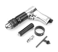 Trapano pneumatico portatile Kp554, trapano ad aria compressa dritto Strumento di perforazione reversibile Impugnatura comoda Kit di controllo facile