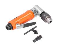 Trapano pneumatico Trapano angolare ad aria 90 gradi 1/4 pollici 6mm Testa a gomito Utensile manuale KP555L per metallo industriale Lavorazione del legno Acciaio legato Compatto (Stile UE)