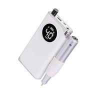 Trapano portatile per unghie 40000 RPM Ricaricabile Elettrico Unghie File Macchina E File per Unghie Acriliche Gel Lucidatura