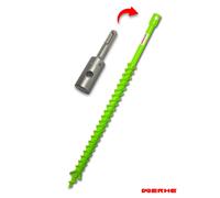 Trapano professionale WERHE® acciaio pieno, trapano da terra 40 mm doppia ond...