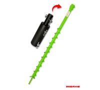 Trapano professionale WERHE® acciaio pieno, trapano da terra 40 mm estremamen...