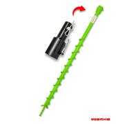 Trapano professionale WERHE® acciaio pieno, trapano da terra 40 mm estremamen...