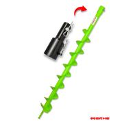 Trapano professionale WERHE® acciaio pieno, trapano da terra 80 mm estremamen...