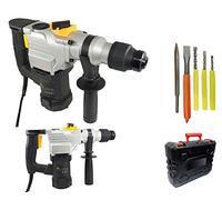 Trapano scalpellatore martello demolitore 1350w 28mm tassellatore 5 accessori