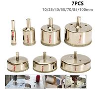 Trapano Taglierina Seghetto Rotondo 10/25/40/55/70/85/100 Mm 7 Pz/Set