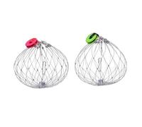 Trapano universale automatico per crab trap, self-closing Steel Wire Fishing Net Cage with Wide Entrance, for Saltwater Freshwater Outdoor Fishing Accessories (72-20)