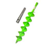 Trapano WERHE® Profi in acciaio massiccio, punta da terra per trapano 120 mm a doppio albero estremamente robusto con adattatore SDS Max - trapano a colonna trapano a pozzo punta precisa.