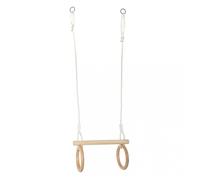 Trapezio Con Anelli IN Legno