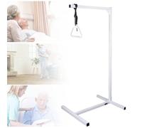 Trapezio da letto per anziani Barra trapezia per ausili mobilità a letto, trazioni laterali, sollevamento per anziani, bastone da passeggio, asta di trasferimento, assistente in piedi, per d