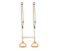 Trapezio di gioco, attrezzatura per il fitness con anelli regolabili per ginnastica, gioco ergonomico divertente per e adulti, per interni, esterni, giardino e aree giochi