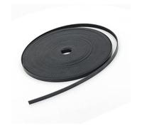 Trapezoidale Transmission Belts Cinghia GT2 In PU Con Anima In Acciaio 2GT Dentata Larghezza 6Mm 10Mm Per Parti Stampanti 3D Aperta Rinforzata Antiusura(2M,PU-White-6mm)