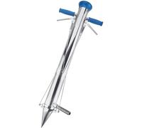 Trapiantatore per piantine di verdure - Manico lungo con piantatore di bulbi con impugnatura morbida, profondità di 12 cm, comodo per piantare in giardino, cortile, serra