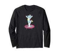 Trapola per bambini, per fitness, con unicorno, per allenamento Maglia a Manica