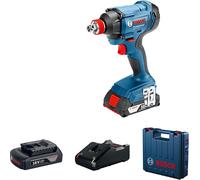 Trappano a percussione Bosch GDX 180-LI 18 V 1/4" + 2 x batteria 2 Ah