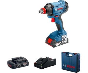 Trappano a percussione Bosch GDX 180-LI 18 V 1/4" + 2 x batteria 2 Ah