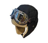 Trapper Hat for Men Warm with Goggles - Bomber cap Snow Gear