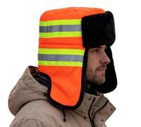 Trapper Hat | Thick Thermal Windproof Reflective | Sanitation Men Earflaps
