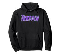 Trappin Viola Trap Music Gear for Trap Beat Rappers Felpa con Cappuccio