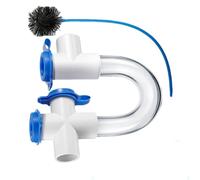 Trappola a condensa da 3/4 pollici - Regolazione stabile del tubo, Connettore CA trasparente | Trappola a U trasparente,Strumento di drenaggio 'acqua efficiente per la rimozione della condensa del