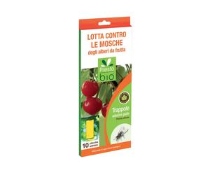 Trappola Adesiva Gialla contro Mosche degli Alberi da Frutta Ueber