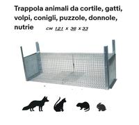 Trappola animali da cortile/gatti/volpi/ conigli/puzzole/donnole/ nutrie