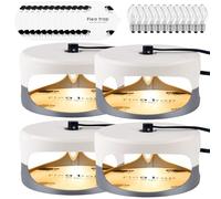 Trappola antipulci 4 confezioni - Trappole per pulci di alta qualità per interni - Trappola naturale e adatta ai bambini, per interni, con dischi di colla naturale e ricariche e lampadina