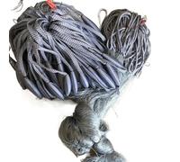 Trappola da pesca in nylon, lunghezza 30 m/60 m, profondità 1,5 m, design a 3 strati per fiumi e laghi, attrezzatura portatile per la cattura di esche all'aperto