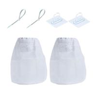 Trappola di lanugine per asciugatrice | Set di 2 pezzi per capelli essiccatore catcher - per aspirapolvere per borse di cotone nylon biancheria