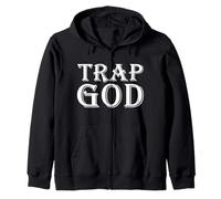 Trappola Dio Street Trapping Hood Cultura Urbano Maestro di Trappola Felpa con Cappuccio
