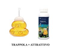 TRAPPOLA ECOLOGIA PER VESPE CALABRONI MOSCHE DELLA FRUTTA NEWPHARM