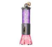 Trappola elettrica antimosche, portatile, impermeabile, ricaricabile, uccide mosche e vespe per interni, per cucina, soggiorno, garage, patio, balcone, cortile, casa e giardino