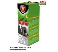 TRAPPOLA ELETTRICA PER TOPI RATTI TIPO GRANDE VICTOR PROTECT HOME SBM CON 4 PILE