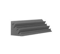 Trappola fonoassorbente per basso, 30 x 30 x 100 cm, pannello acustico in feltro nero per studi, home theater, uffici e KTV (grigio)