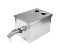 Trappola for grasso separatore olio-acqua for cucina e sala da pranzo, acciaio inossidabile, 400x300x300mm