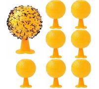 Trappola for Mosche Della Frutta 8 Pezzi | Trappola for insetti, trappola for zanzare e acchiappamosche gialla, atossica, sospesa for stanze e balconi