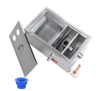 Trappola Grasse Sottolavello Acciaio Inossidabile Separatore Olio Acqua | Separatore di olio e acqua in acciaio inossidabile, facile installazione, a prova di perdite per cucina e lavaggio stoviglie