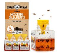 Trappola Moscerini Frutta per Interni 4 Pezzi trappola per moscerini della