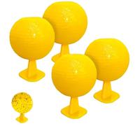 Trappola Mosche Della Frutta, 4 Pezzi Trappola Per Mosche Di Frutta, Giallo