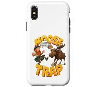 Trappola per alci, divertente design scozzese Custodia per iPhone X/XS