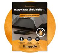 Trappola per cimici - 8 pezzi - con riccioli - Efficace fino a 4 settimane - per il rilevamento delle esigenze e il controllo delle infestazioni - Senza chimica - Contro Cimex lectularius & C