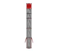 Trappola per esche da pesca, Rete da pesca Nero Rosso Doppio anello in acciaio inossidabile Asciugatura rapida pieghevole 25 cm 35(35x2.0m)