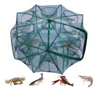 Trappola per esche da , trappole portatili per esche da , rete pieghevole in ghisa, trappole per pesci pieghevoli in nylon per attività all'aperto, da , gabbia versatile in ghisa