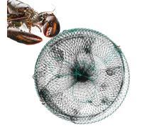 Trappola per Gamberi,Rete Pieghevole per Cattura dal | Gabbia Portatile per Avannotti 30 X 60 Cm per Pesca in Fiume Laghi Pontili Zone Costiere Acque Dolci E Salate