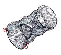 Trappola per granchi, pieghevole, per la pesca, granchi, gamberetti, aragoste, anguilla, con corda in ghisa
